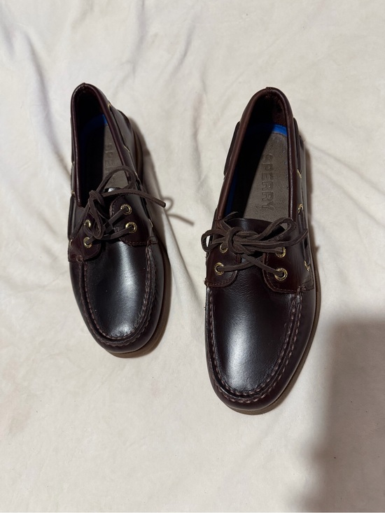 Sperry Shoes - Authentic original Classic Leather Boat Shoes - Dark Brown
